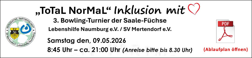 Einladung zum 3. Bowling-Turnier