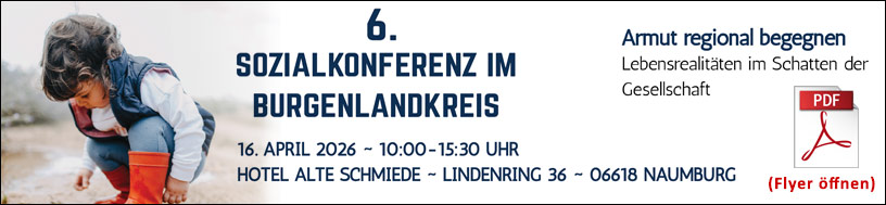 6. Sozialkonferenz - Ein Banner, um den Flyer zu &ouml;ffnen!