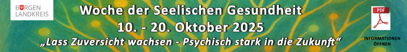 Ein Banner für die Informationen zur Woche der Seelischen Gesundheit